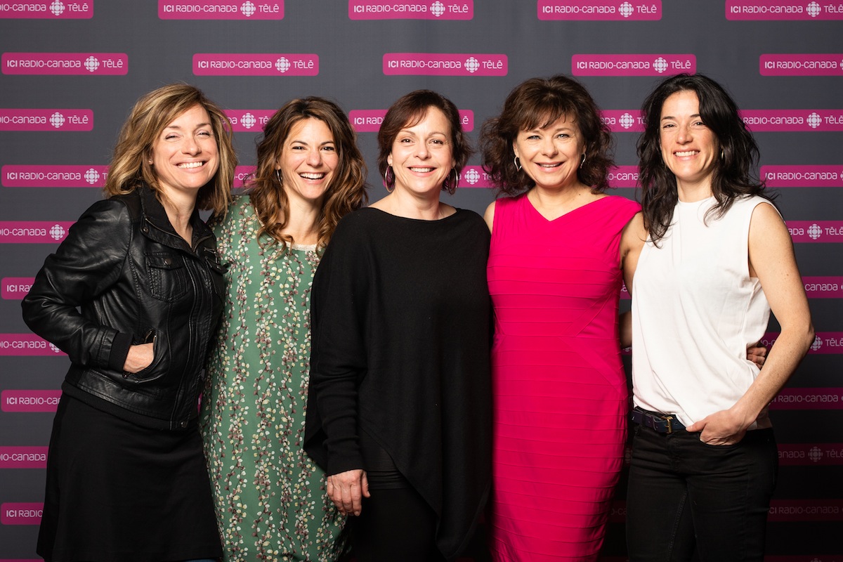 Julie Beauchemin, Catherine Renaud, Maude Guérin, Martine Francke et Ève Duranceau, comédiennes
«Valmont»
