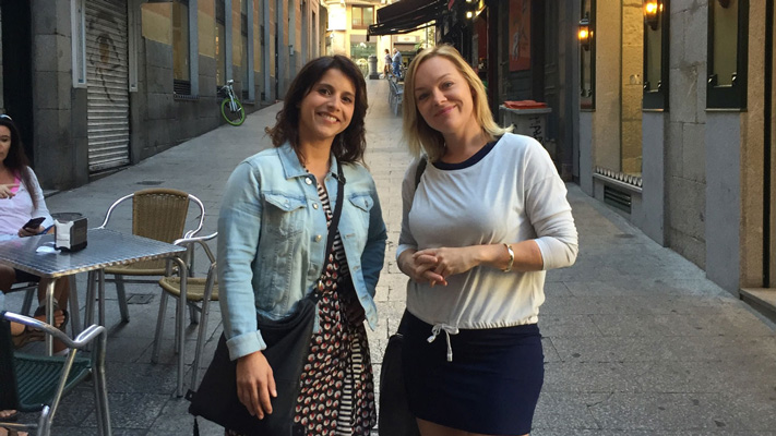 Anaïs Favron et Isabelle Ménard