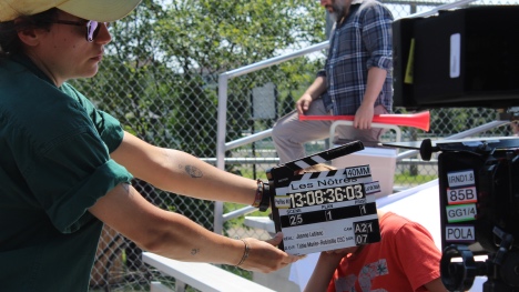 Tournage du film «Les nôtres»