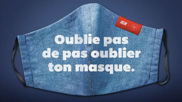 Oublie pas ton masque -