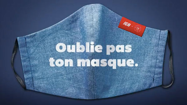 Oublie pas ton masque -