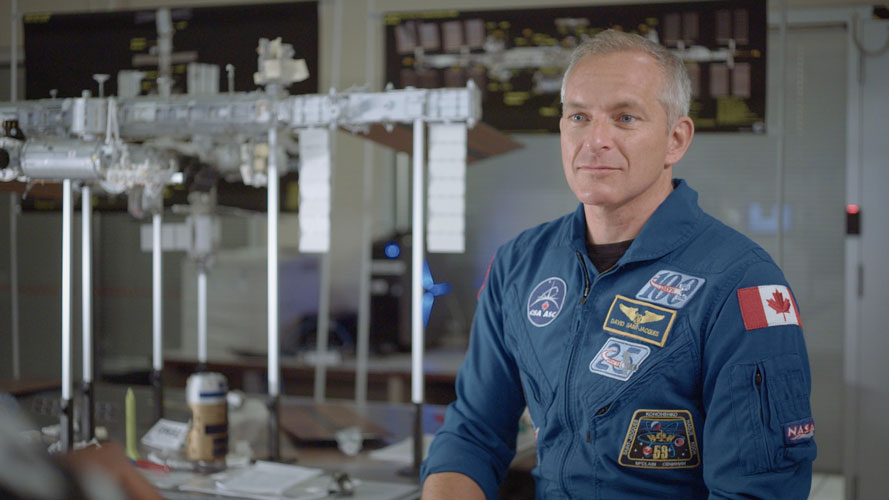 David Saint-Jacques dans «Bulletin spatial, saison 2»