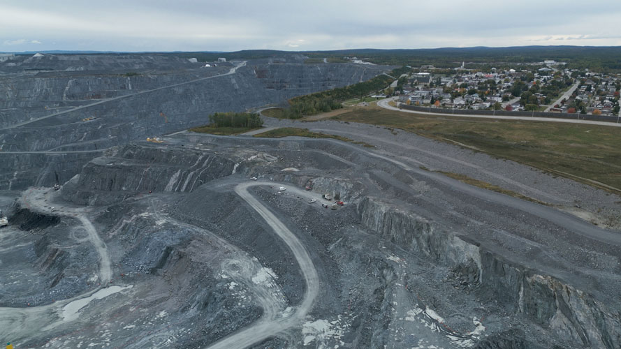 Mine à ciel ouvert Canadian Malartic