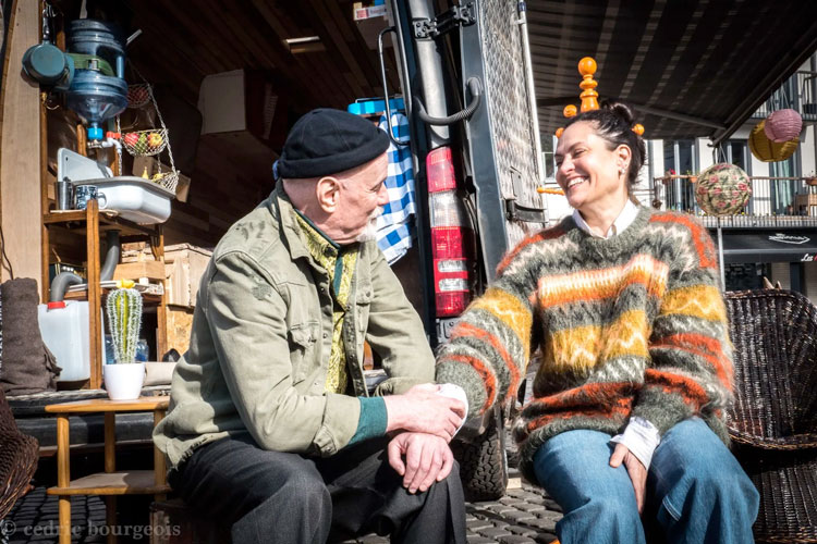 Dave Johns et Brigitte Poupart (Les Tortues)