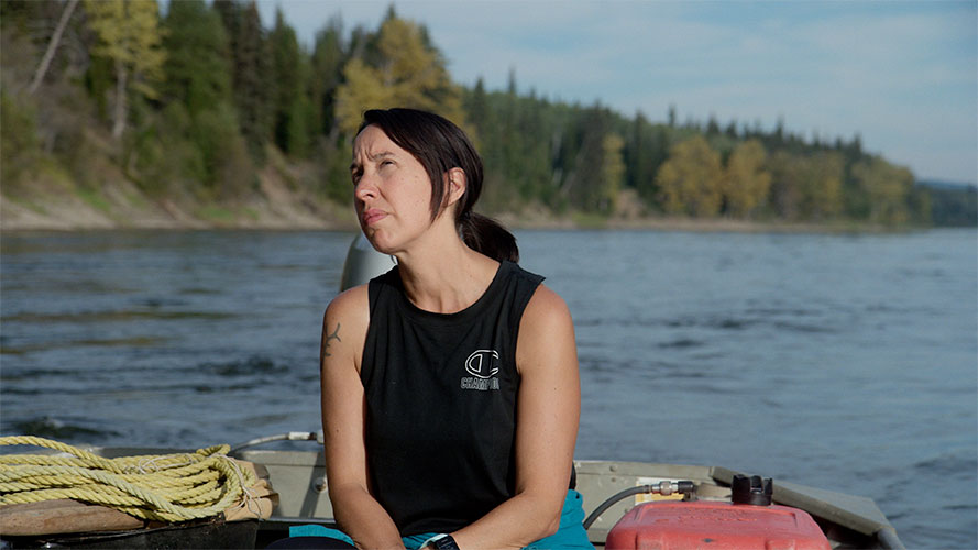 Lyana Patrick sur l’eau