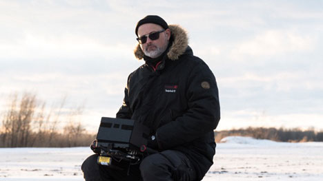 Denis Côté en tournage