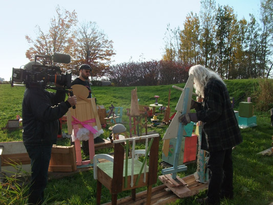 Tournage de «Vaillancourt : regarde si c'est beau»