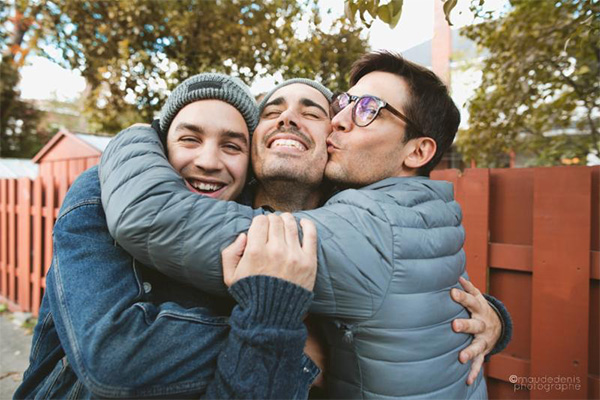 Antoine Pilon, Jean-Sébastien Courchesne et Daniel Daigle