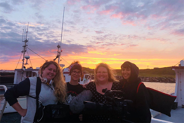 Avec Garance Chagnon-Grégoire, Élodie Hurley Bancel, Joëlle Arseneau et Alexanne Desrosiers