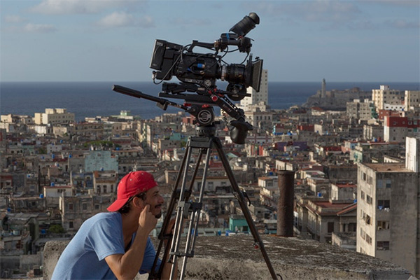 Tournage de «Havana, Fron on High»