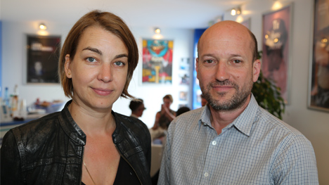 Kim McCraw et Luc Déry