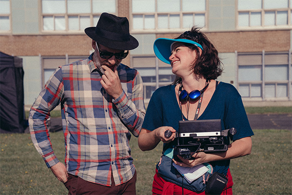 Anne Émond, réalisatrice et avec Sylvain Corbeil, producteur